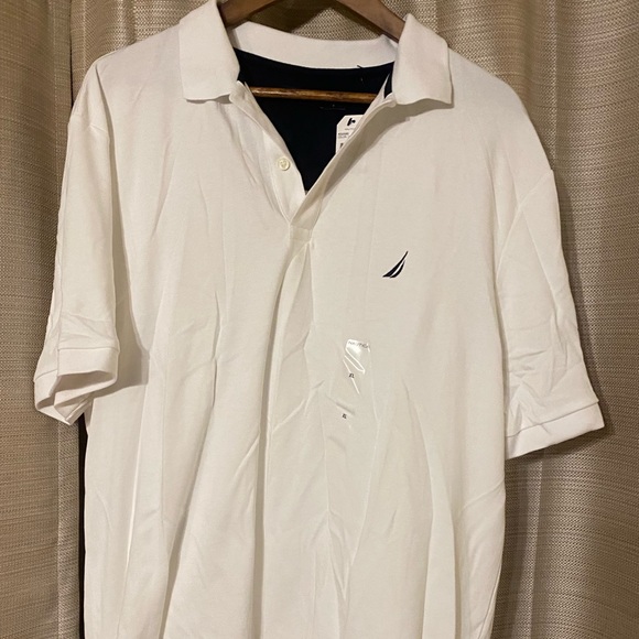 Nautica Other - Nautica Men’s basic knit polo bright white XL
